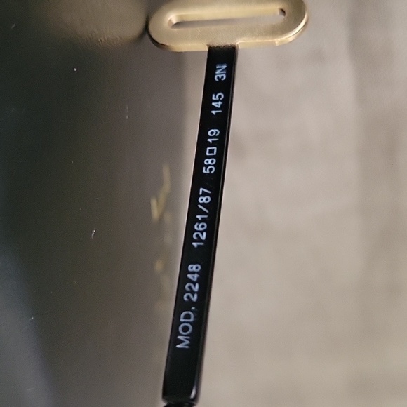 Versace Ve2248 55mm Hexagonal Sunglasses, Medusa Temple Hardware,  Matte Blk - Picture 5 of 13